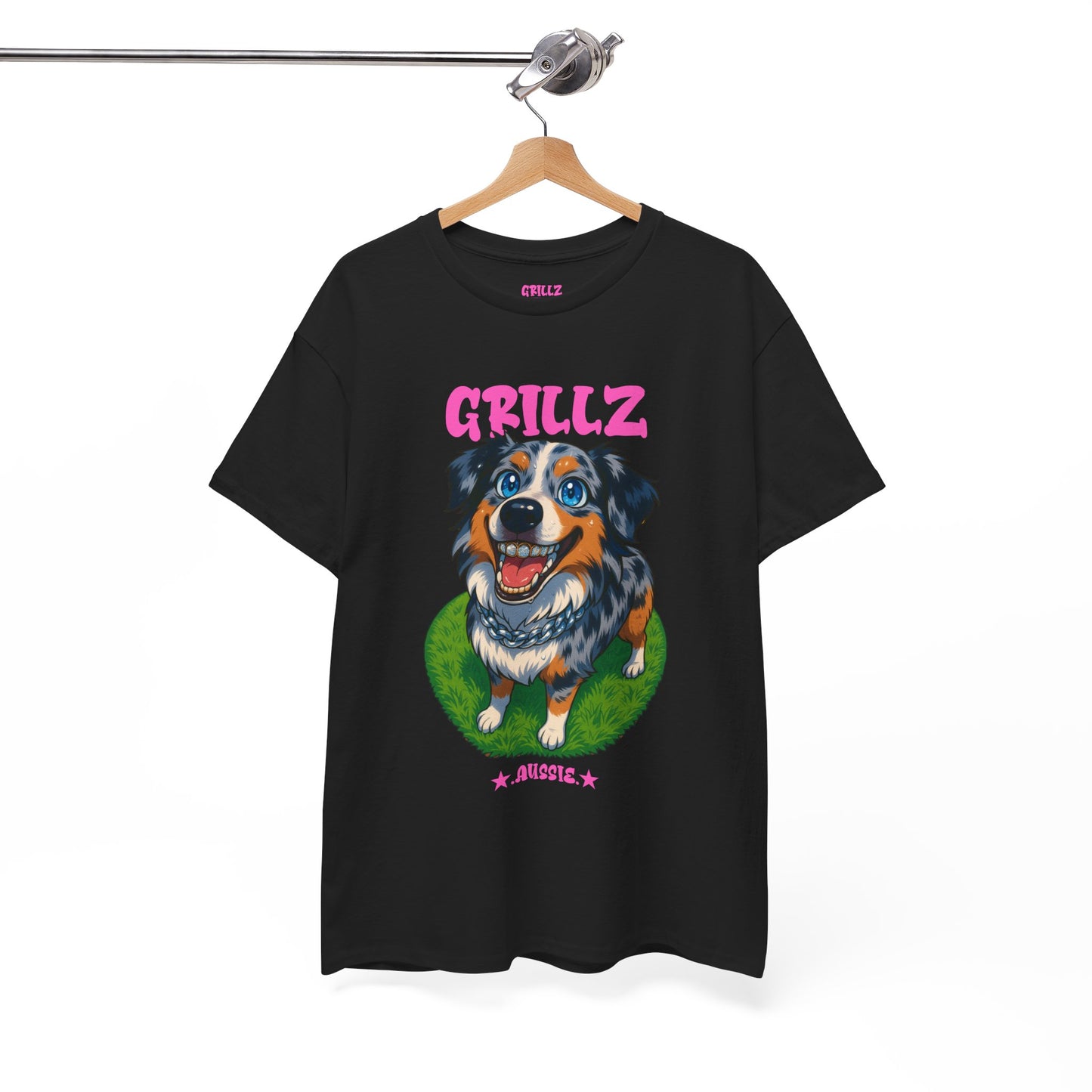 Australian Shepard Dog "GRILLZ" Shirt