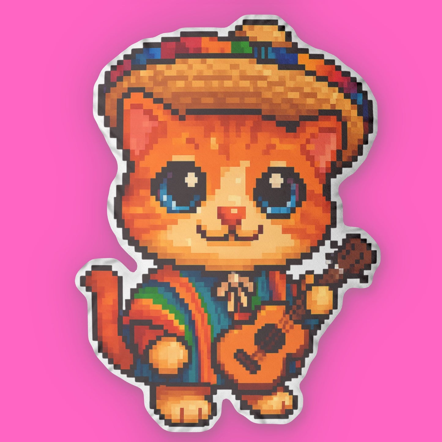 Mariachi Kitty Pillow π