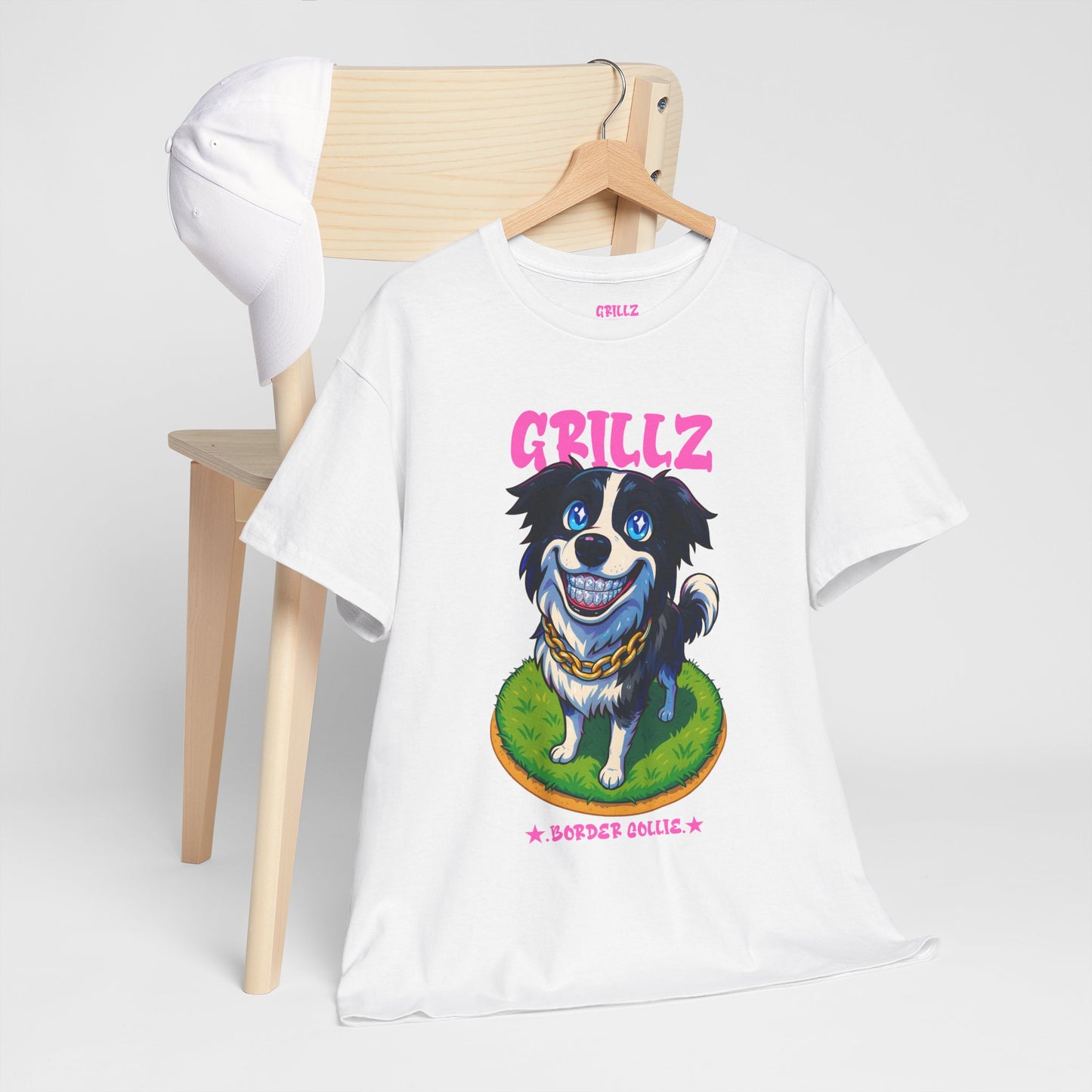 Border Collie Dog "GRILLZ" Shirt