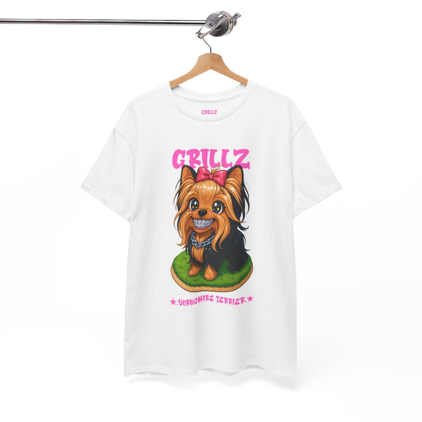 Yorkshire Terrier Dog "GRILLZ" Shirt