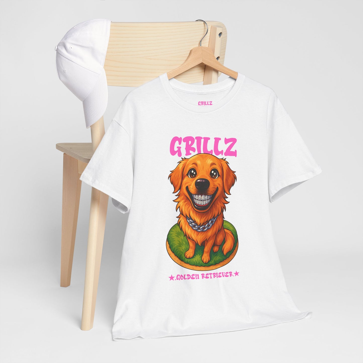 Golden Retriever Dog "GRILLZ" Shirt