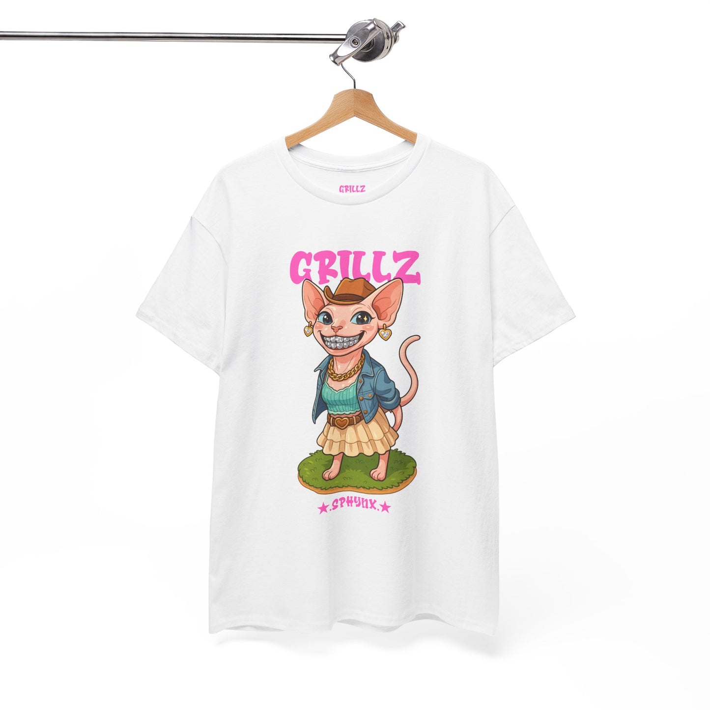 Coastal Cowgirl Sphynx Cat "GRILLZ" Shirt