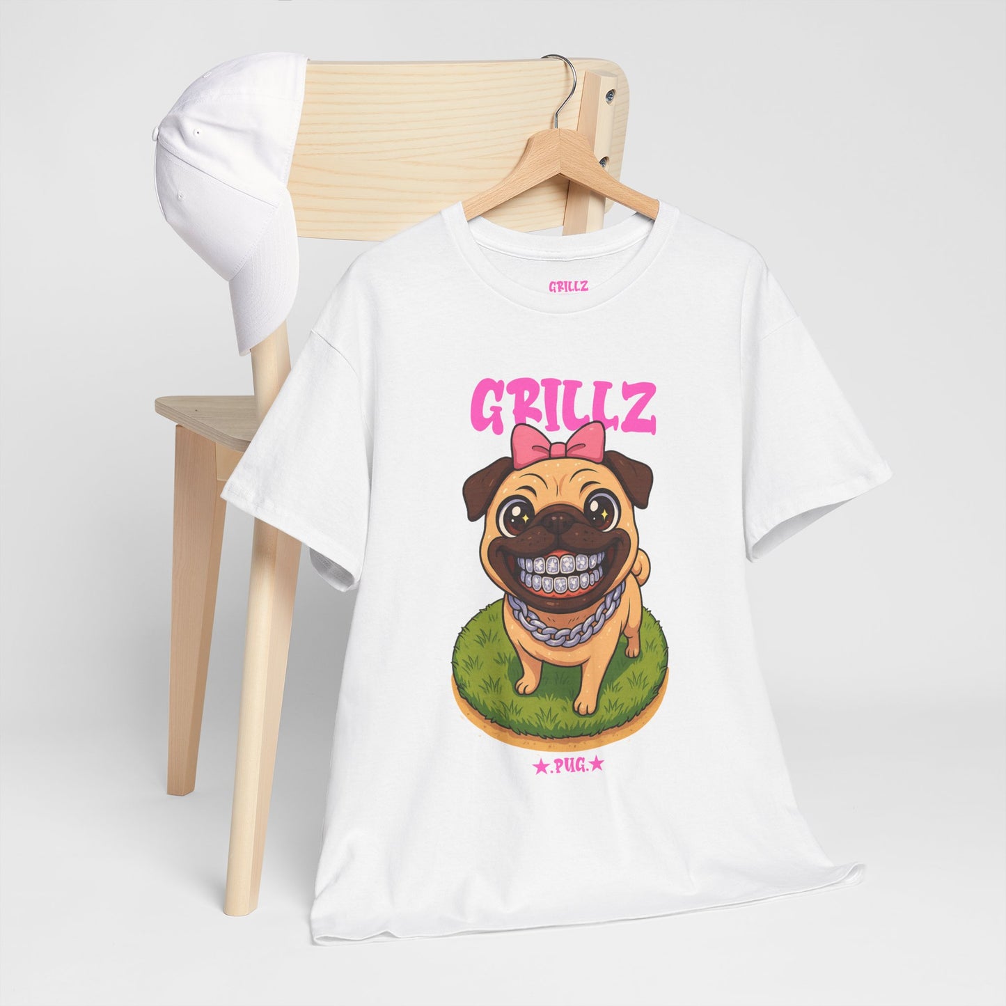 Pug Dog "GRILLZ" Shirt