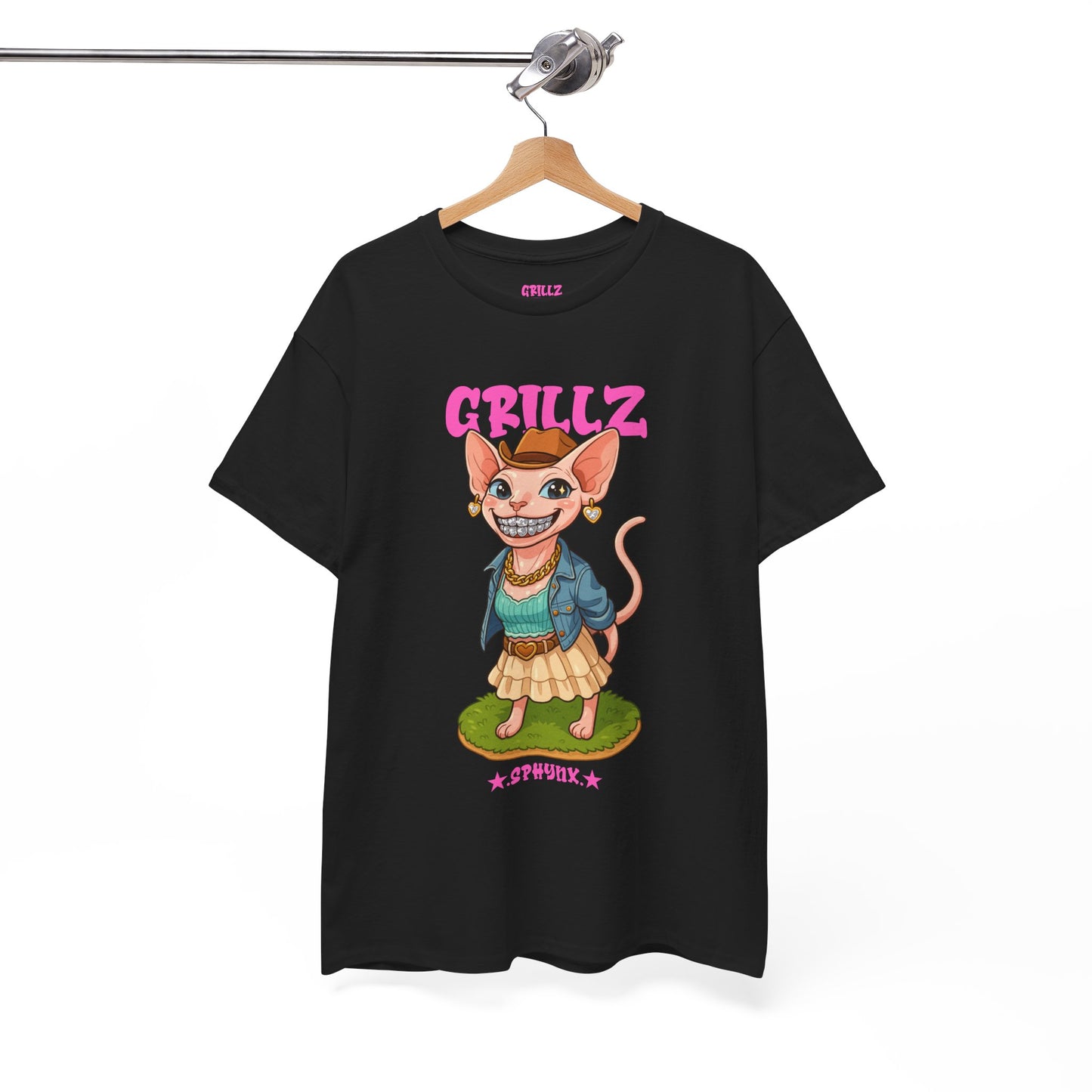 Coastal Cowgirl Sphynx Cat "GRILLZ" Shirt