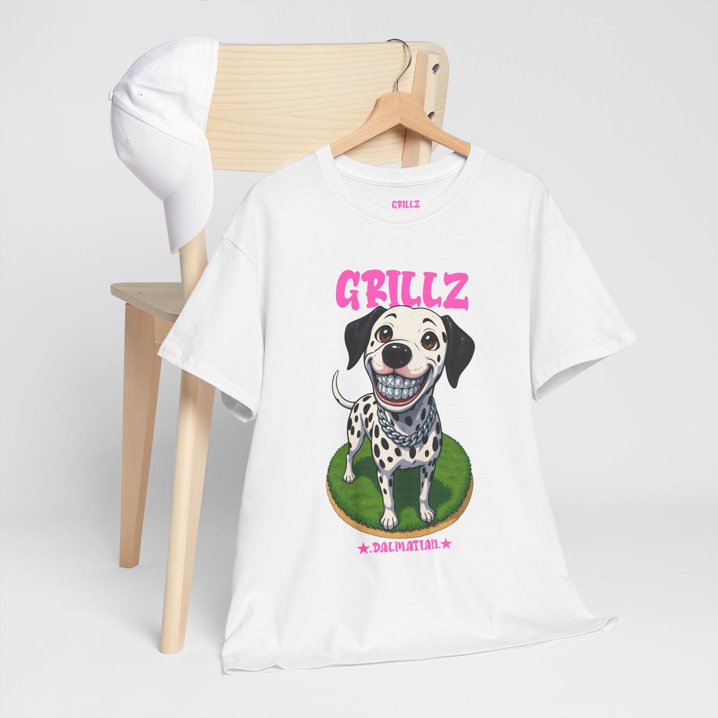 Dalmatian Dog "GRILLZ" Shirt