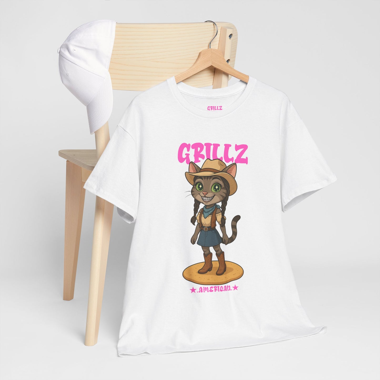 Coastal Cowgirl American Shorthair "GRILLZ" Shirt