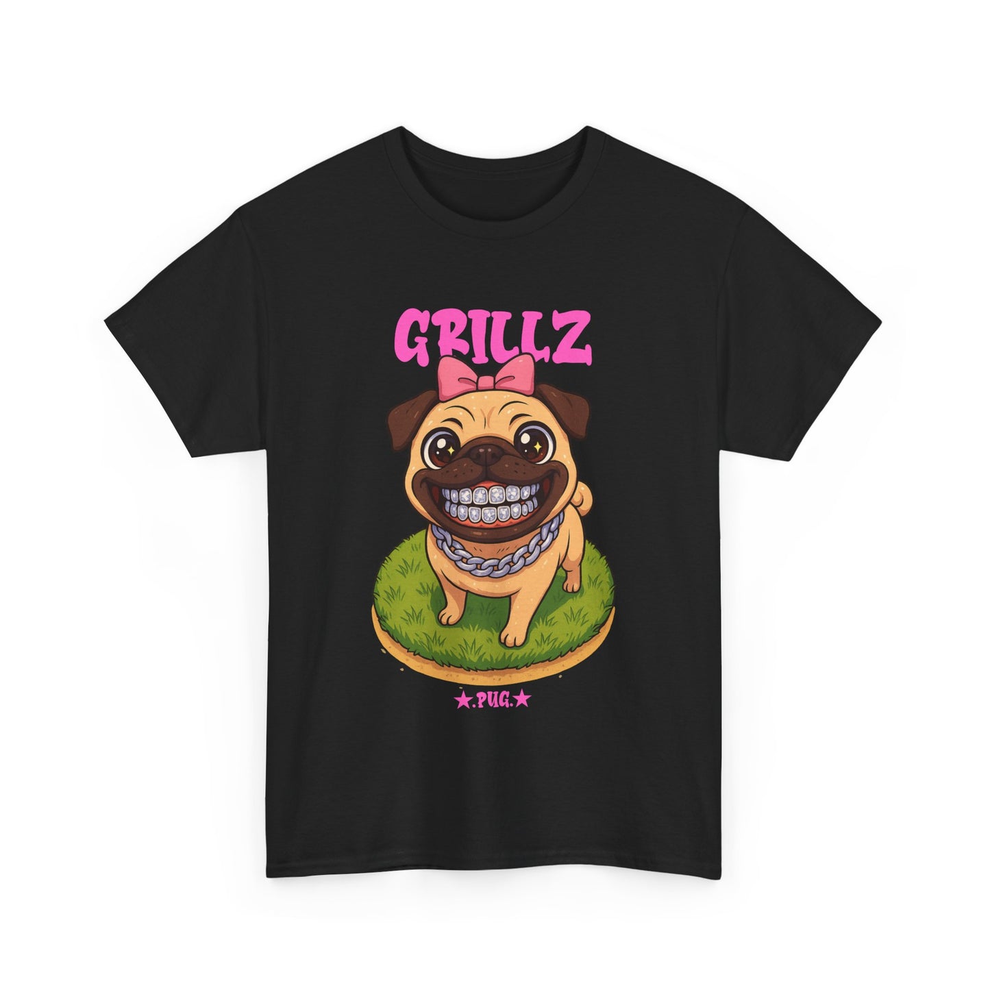 Pug Dog "GRILLZ" Shirt