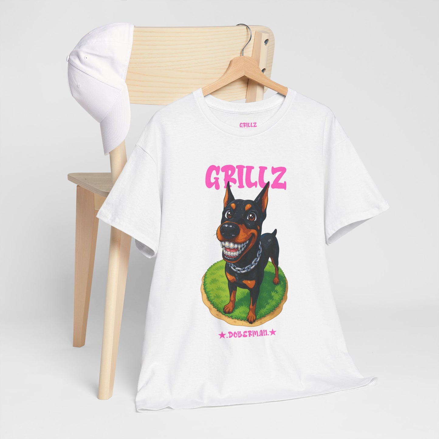 Doberman Dog "GRILLZ" Shirt