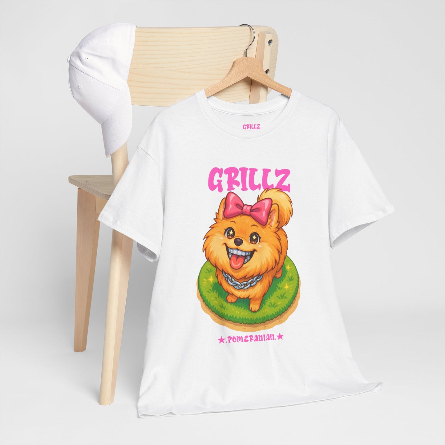 Pomeranian Dog "GRILLZ" Shirt