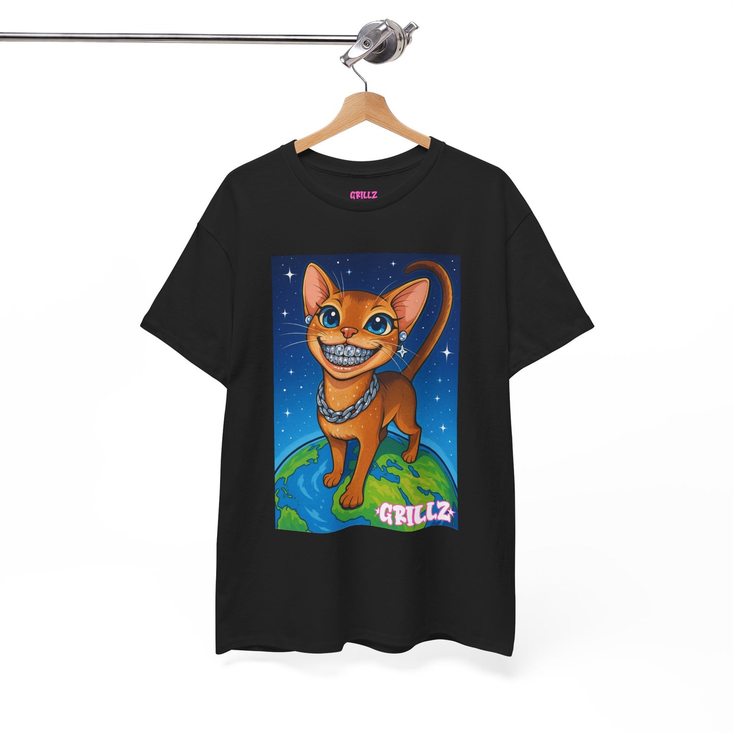 Abyssinian Cat "GRILLZ" Shirt