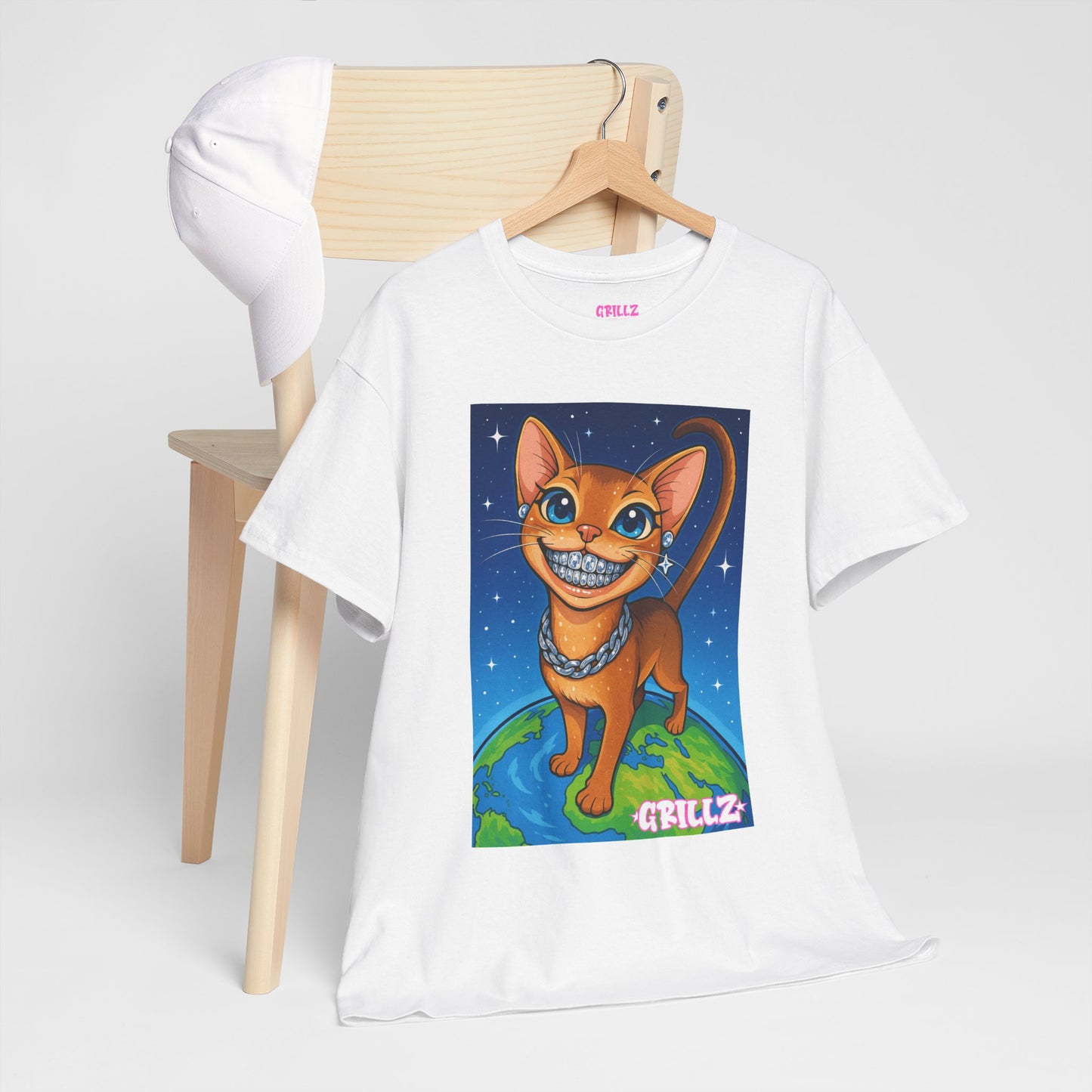 Abyssinian Cat "GRILLZ" Shirt