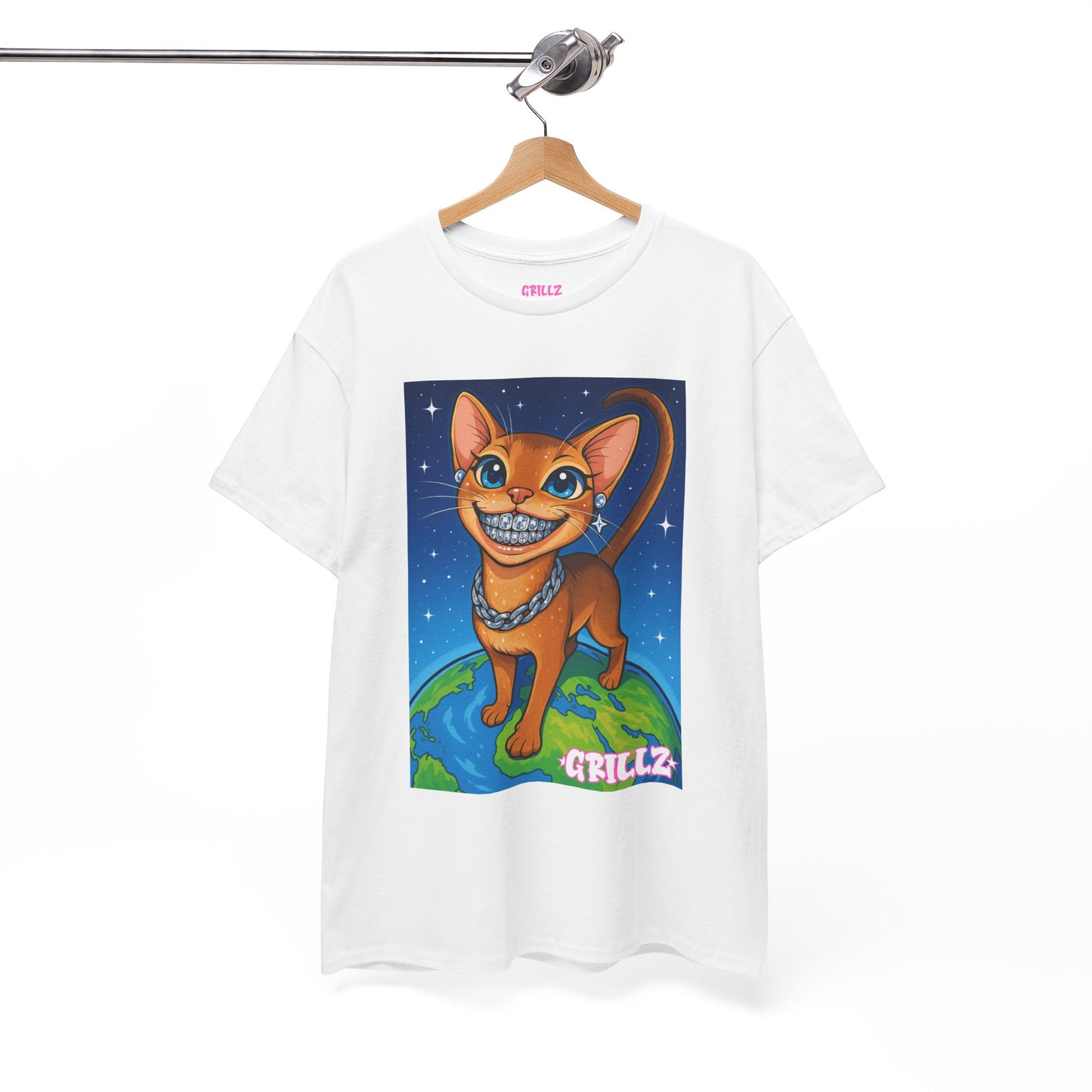 Abyssinian Cat "GRILLZ" Shirt