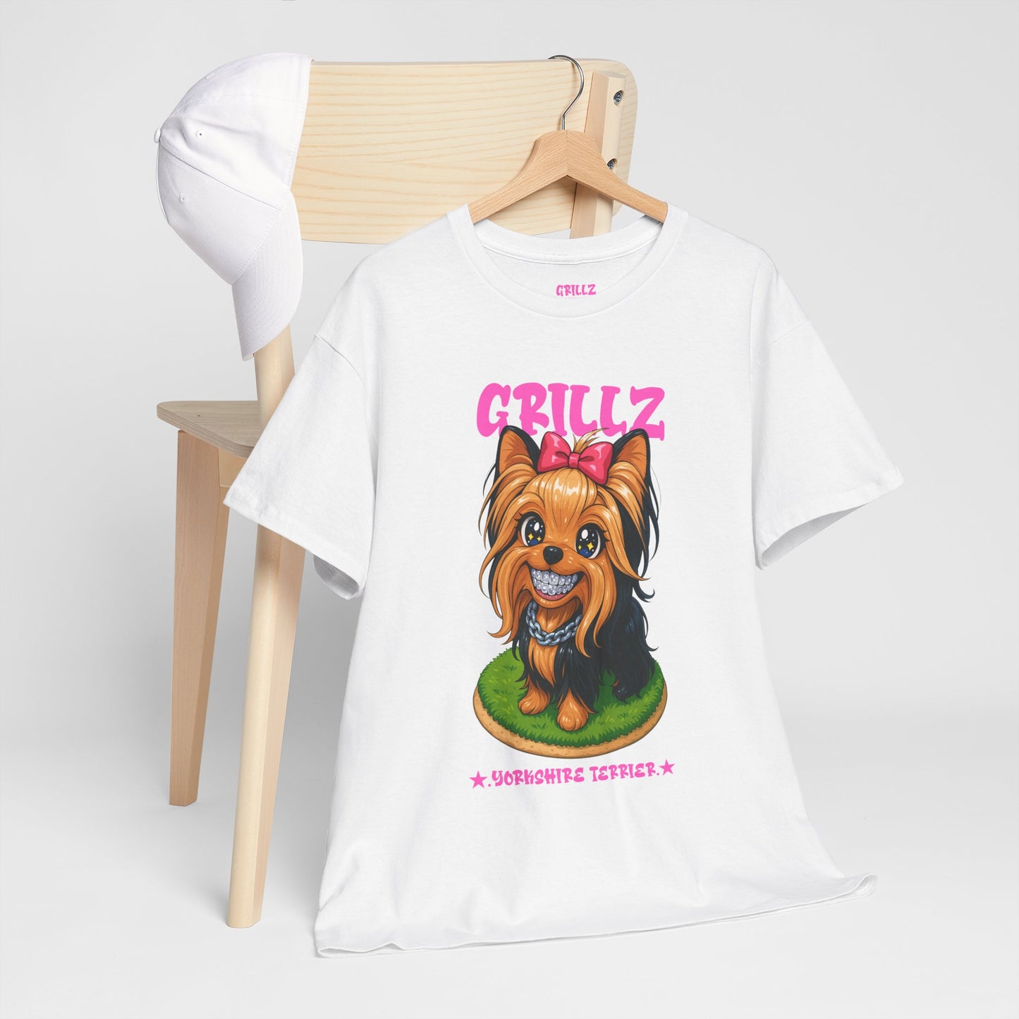Yorkshire Terrier Dog "GRILLZ" Shirt