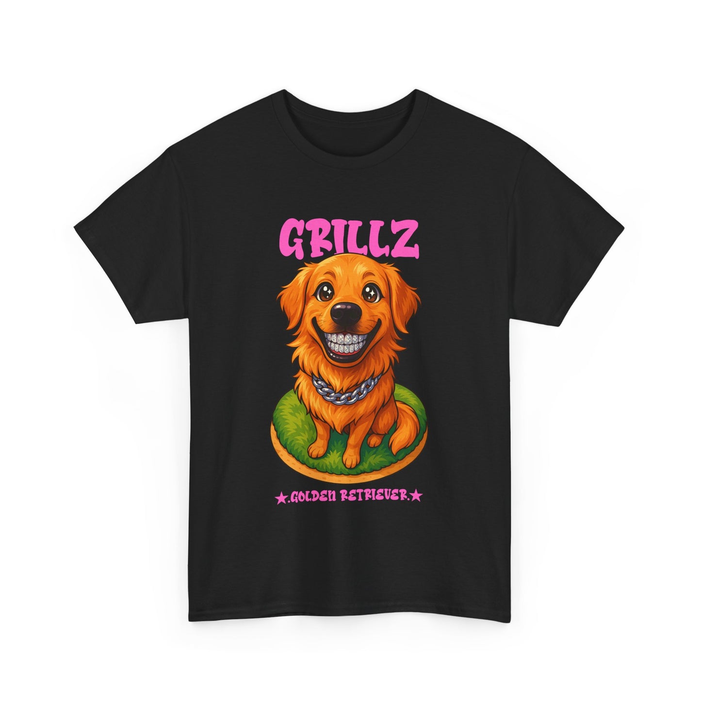 Golden Retriever Dog "GRILLZ" Shirt