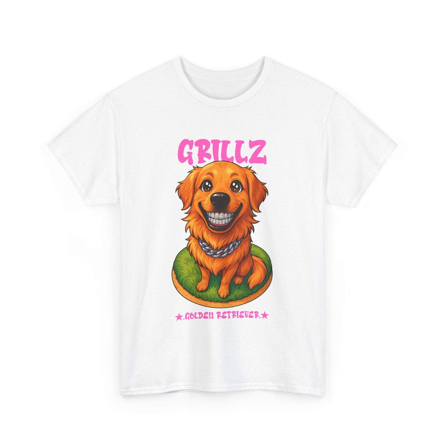 Golden Retriever Dog "GRILLZ" Shirt