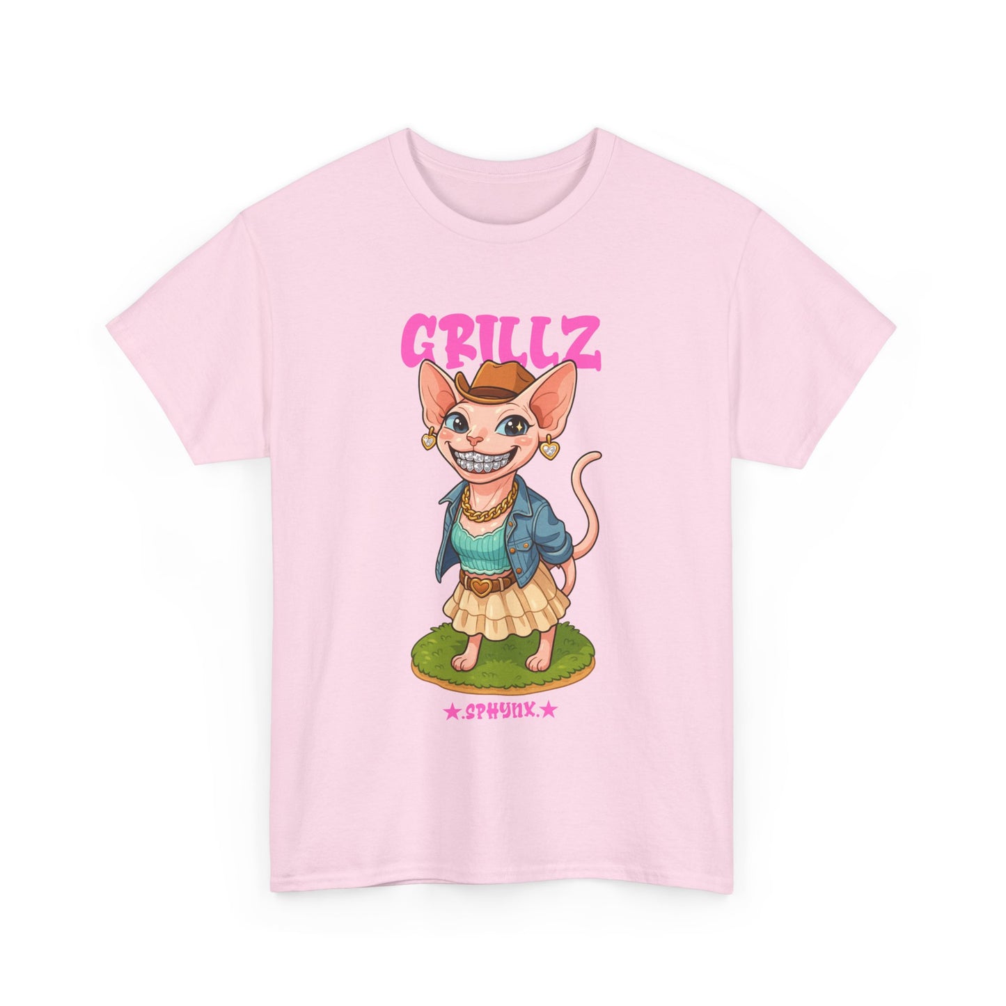 Coastal Cowgirl Sphynx Cat "GRILLZ" Shirt