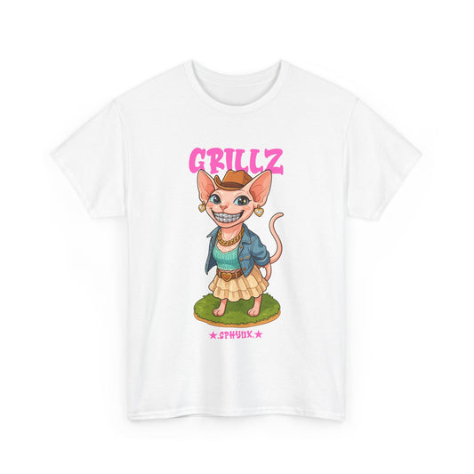 Coastal Cowgirl Sphynx Cat "GRILLZ" Shirt