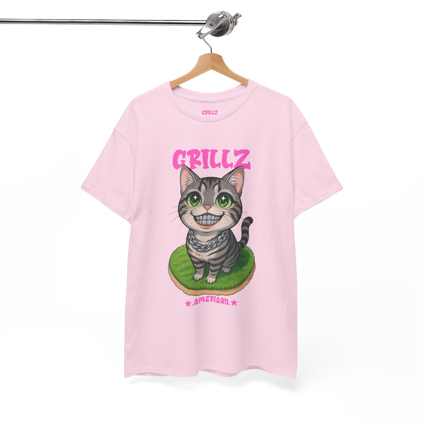 American Shorthair Cat "GRILLZ" Shirt