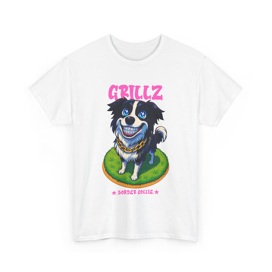 Border Collie Dog "GRILLZ" Shirt