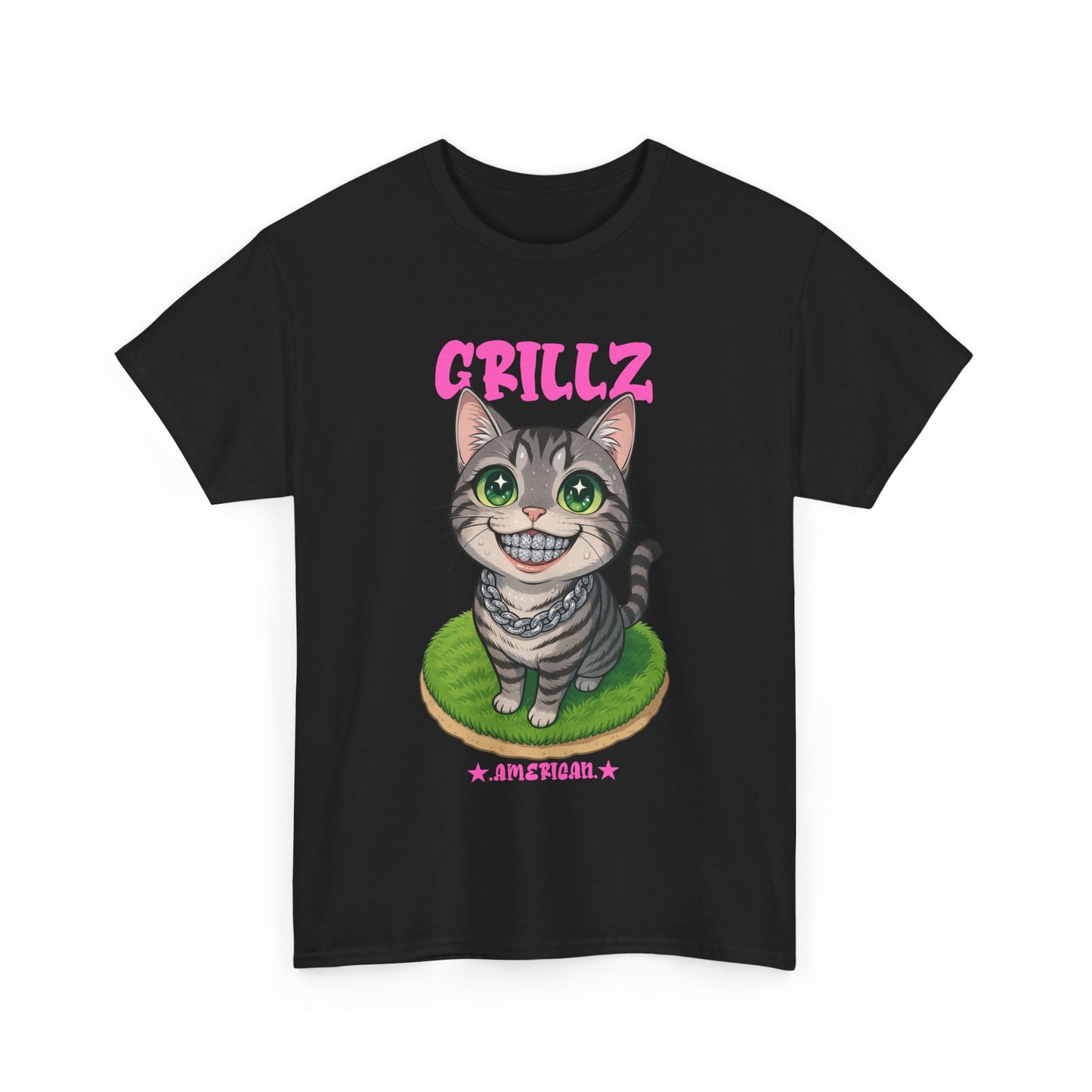 American Shorthair Cat "GRILLZ" Shirt