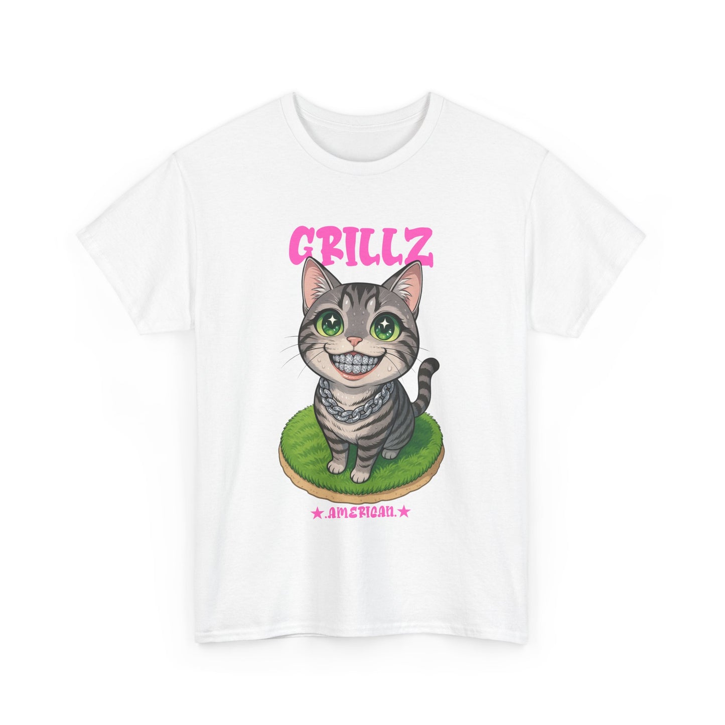 American Shorthair Cat "GRILLZ" Shirt