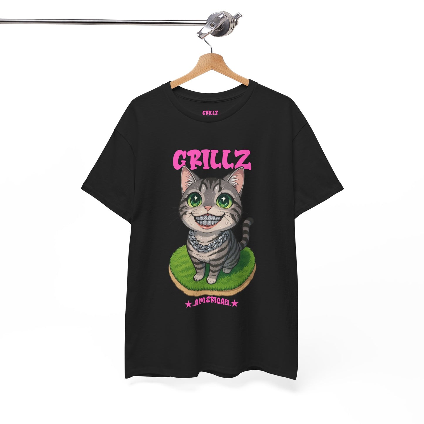 American Shorthair Cat "GRILLZ" Shirt
