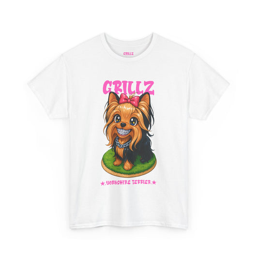 Yorkshire Terrier Dog "GRILLZ" Shirt
