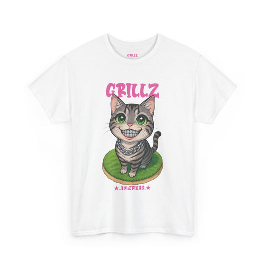 American Shorthair Cat "GRILLZ" Shirt