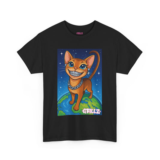 Abyssinian Cat "GRILLZ" Shirt