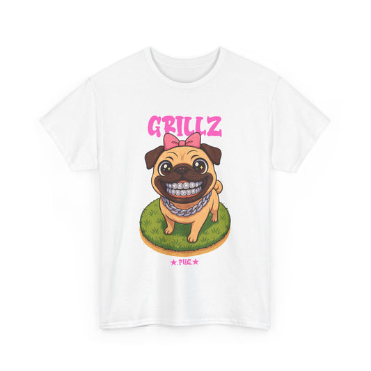 Pug Dog "GRILLZ" Shirt
