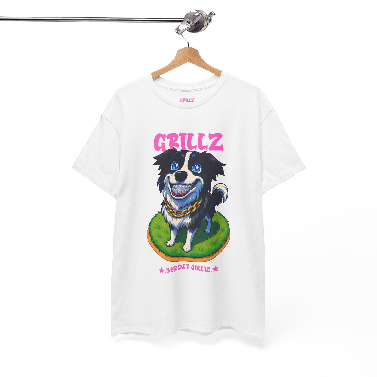 Border Collie Dog "GRILLZ" Shirt