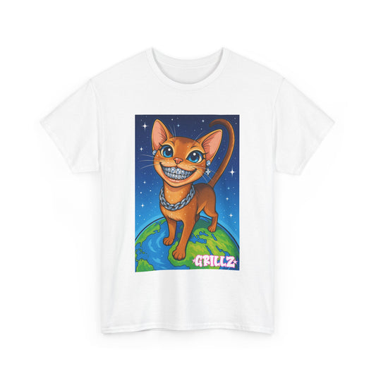 Abyssinian Cat "GRILLZ" Shirt
