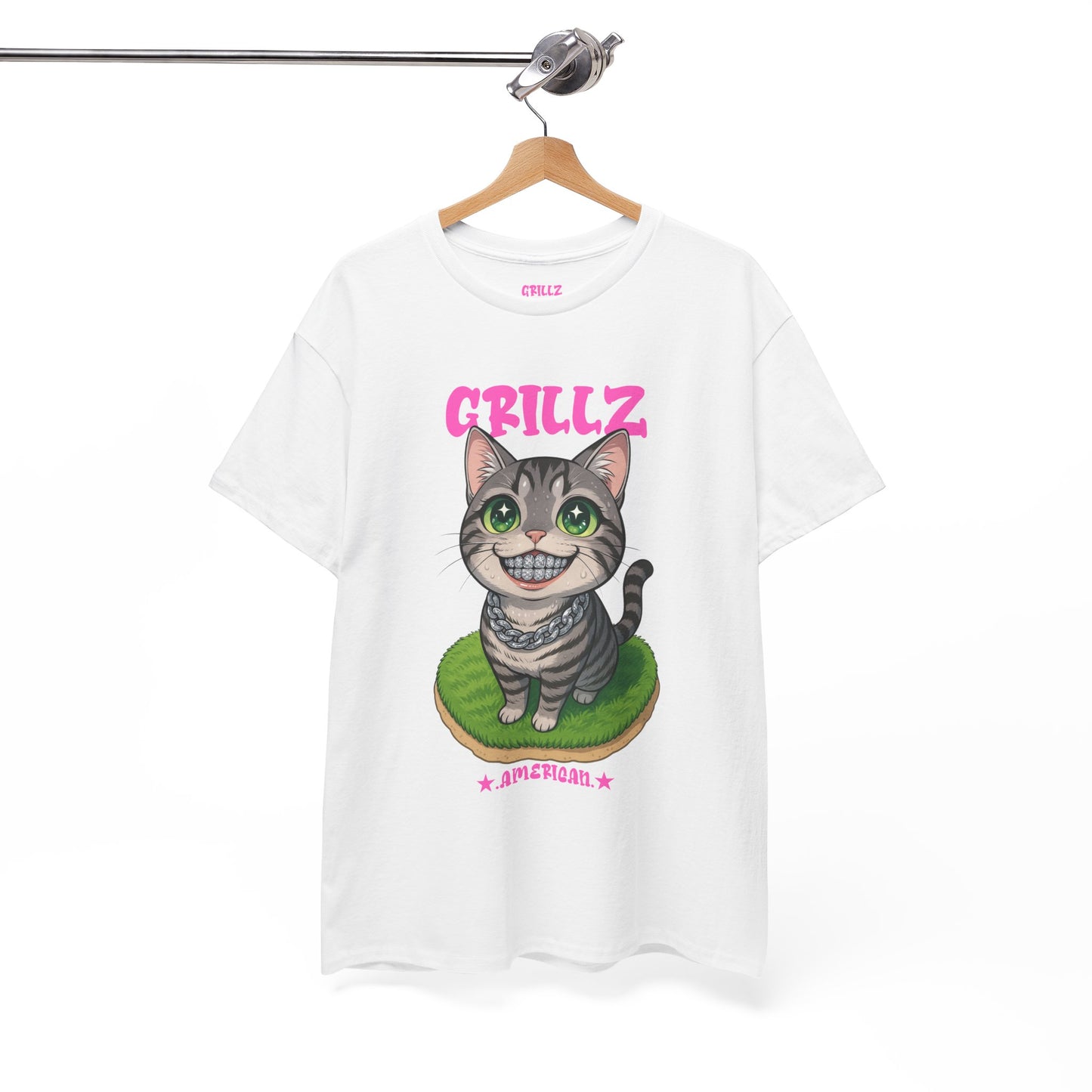 American Shorthair Cat "GRILLZ" Shirt