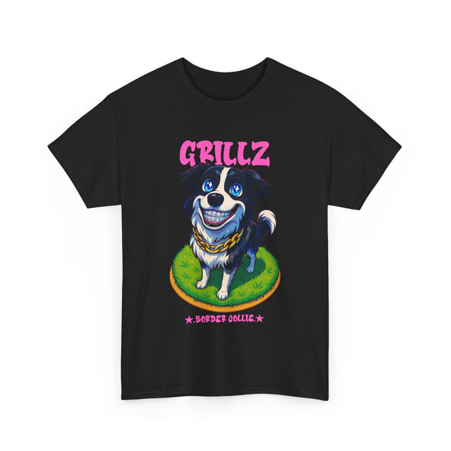Border Collie Dog "GRILLZ" Shirt