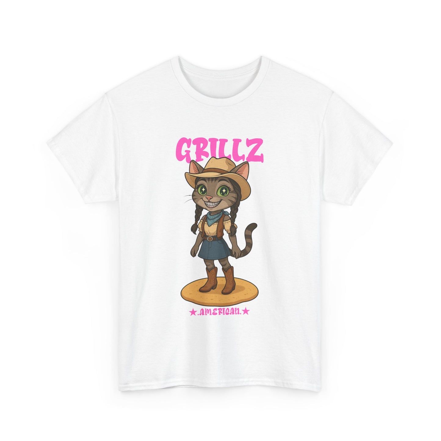 Coastal Cowgirl American Shorthair "GRILLZ" Shirt