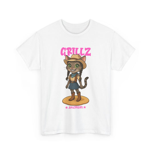 Coastal Cowgirl American Shorthair "GRILLZ" Shirt