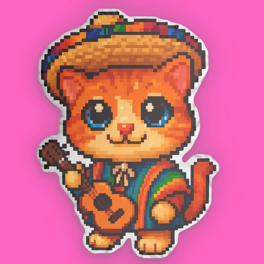 Mariachi Kitty Pillow 💖
